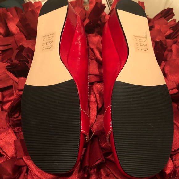New Perlina red flats size 7.5 - Picture 6 of 6
